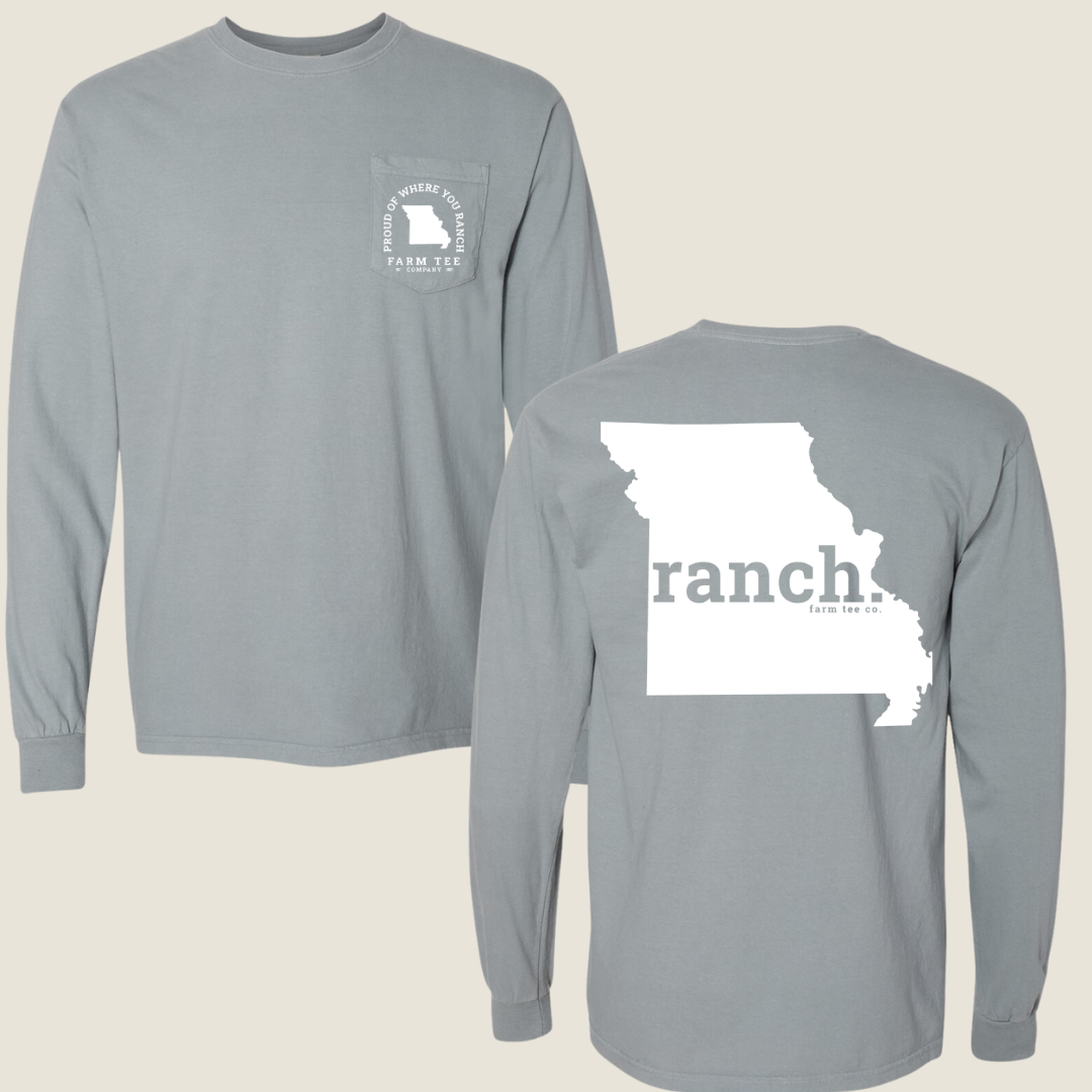 Missouri RANCH Pocket Long Sleeve Tee