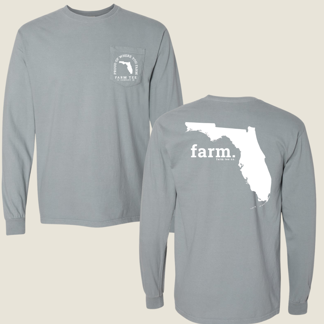 Florida FARM Pocket Long Sleeve Tee