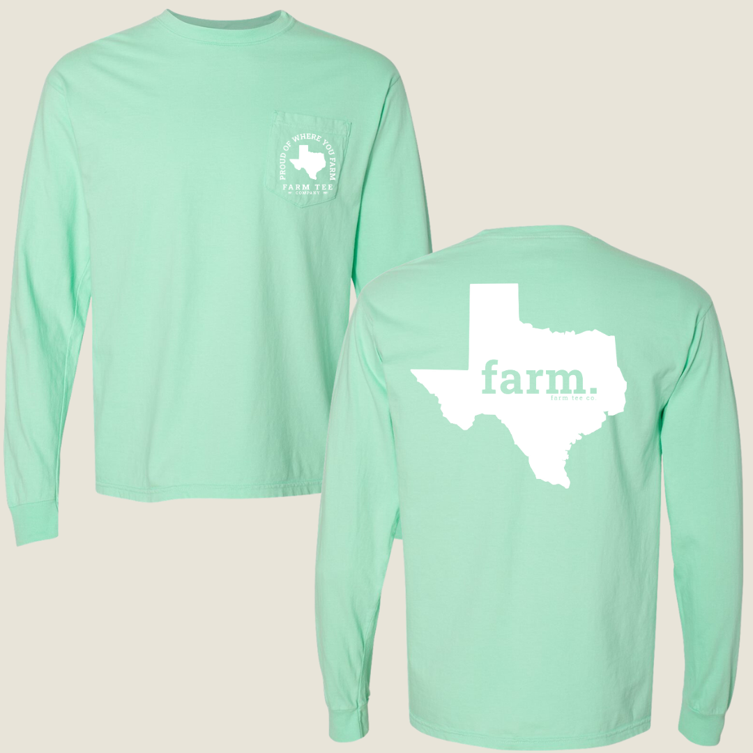 Texas FARM Pocket Long Sleeve Tee