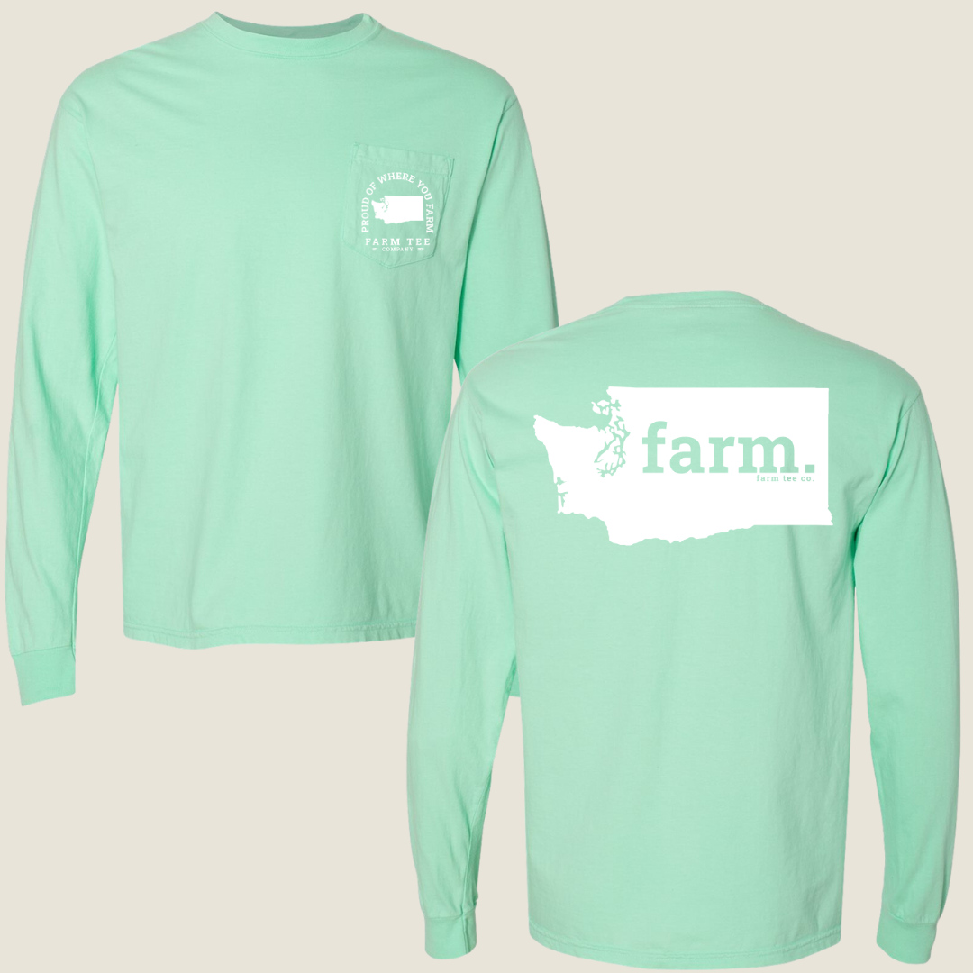 Washington FARM Pocket Long Sleeve Tee