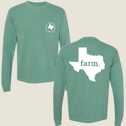 Texas FARM Pocket Long Sleeve Tee