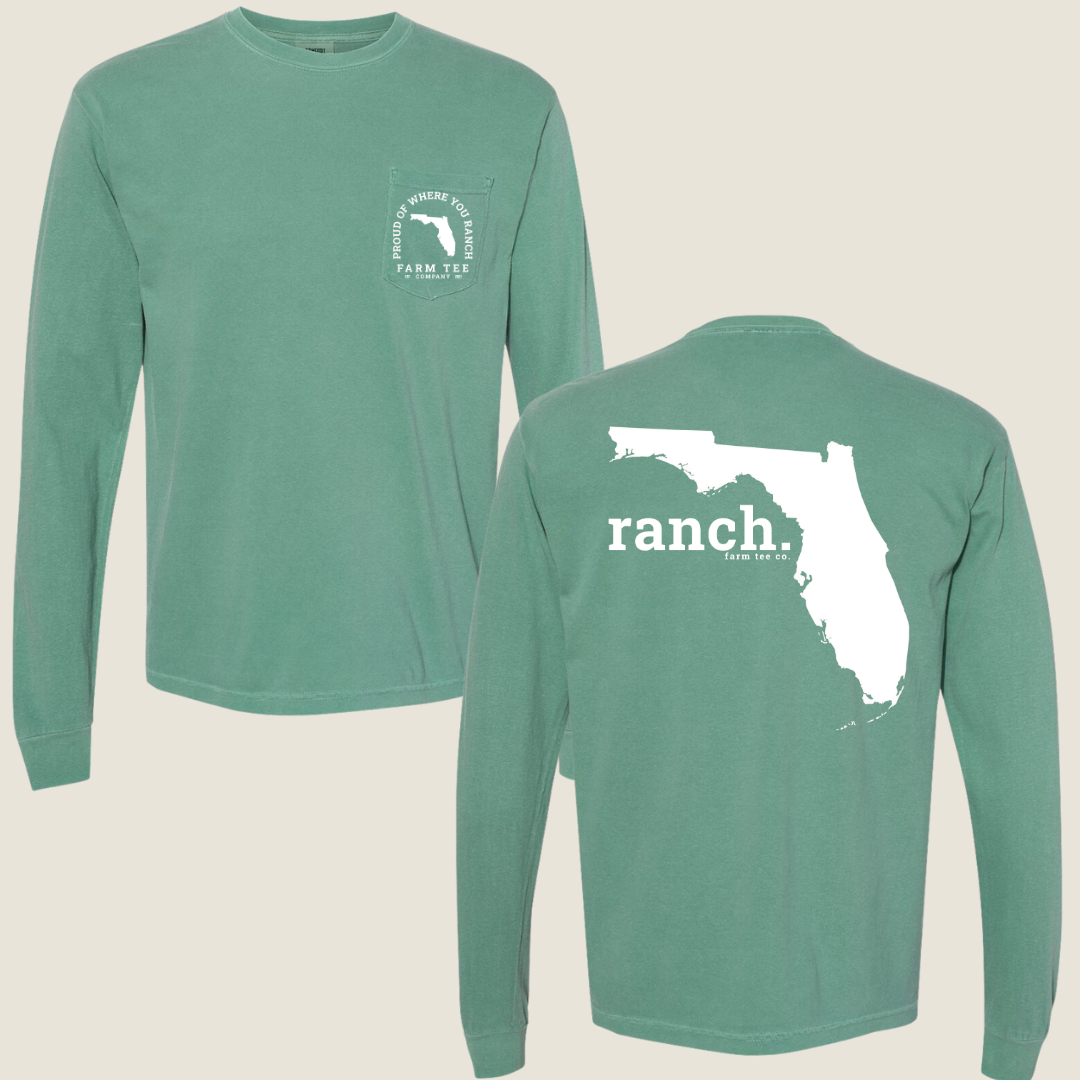 Florida RANCH Pocket Long Sleeve Tee