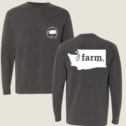 Washington FARM Pocket Long Sleeve Tee