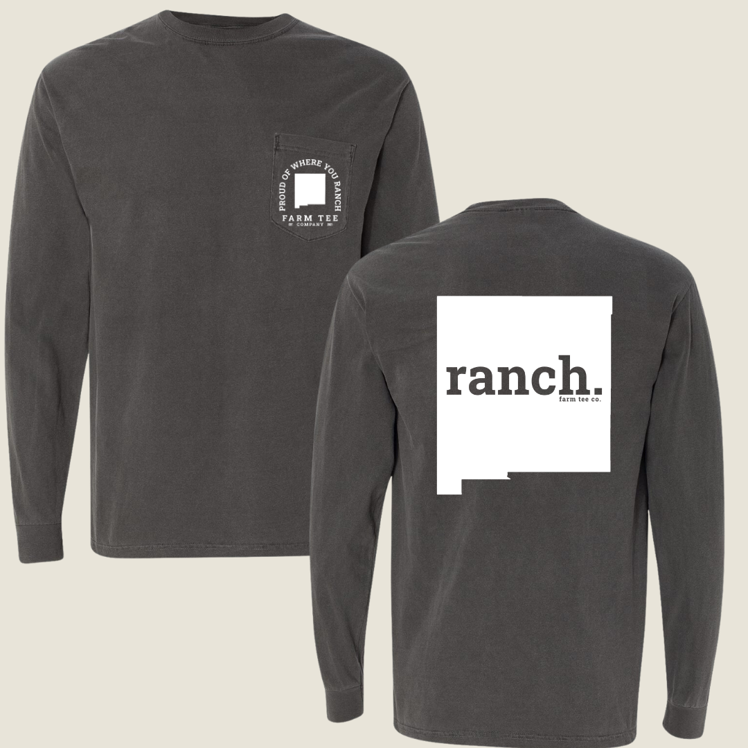 New Mexico RANCH Pocket Long Sleeve Tee