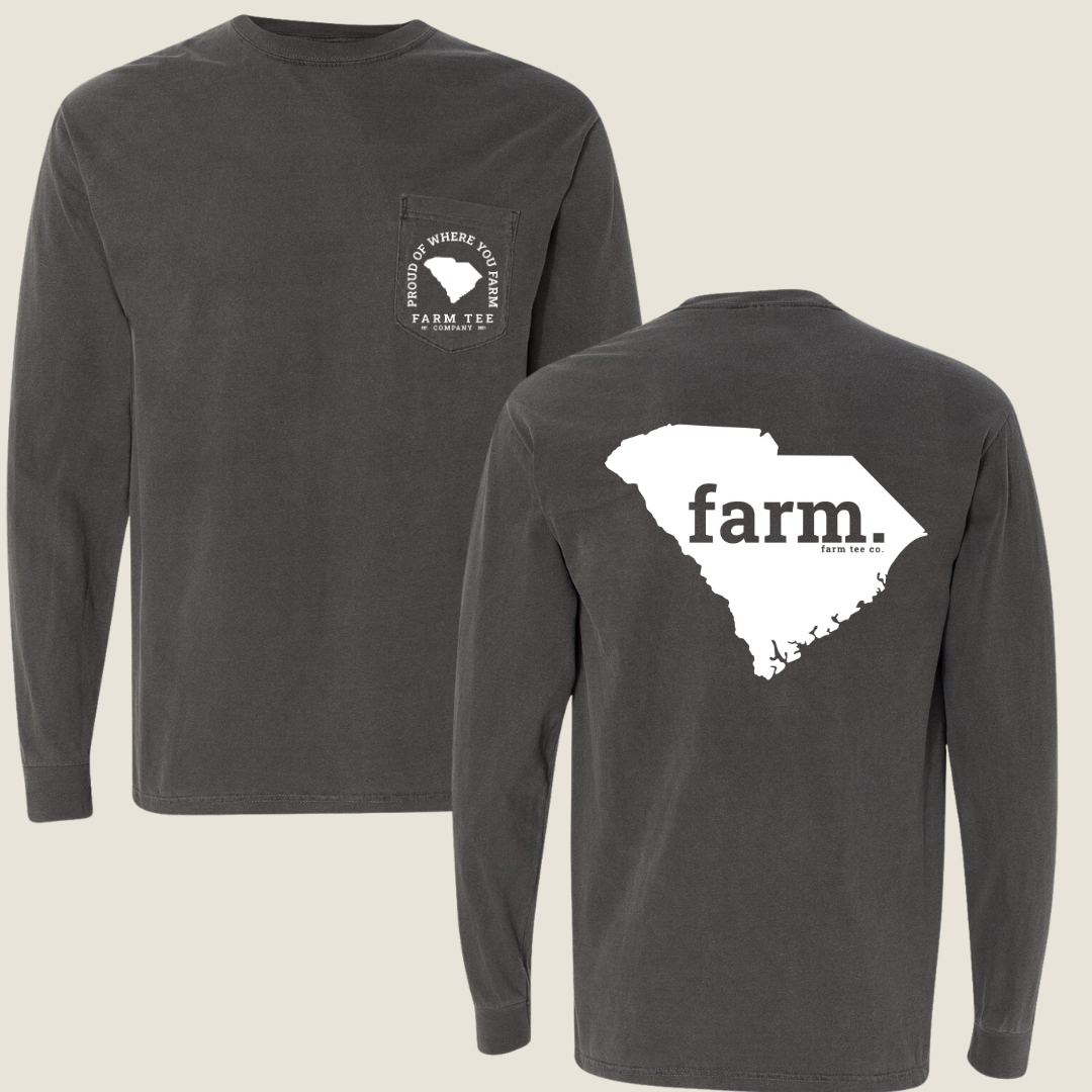 South Carolina FARM Pocket Long Sleeve Tee