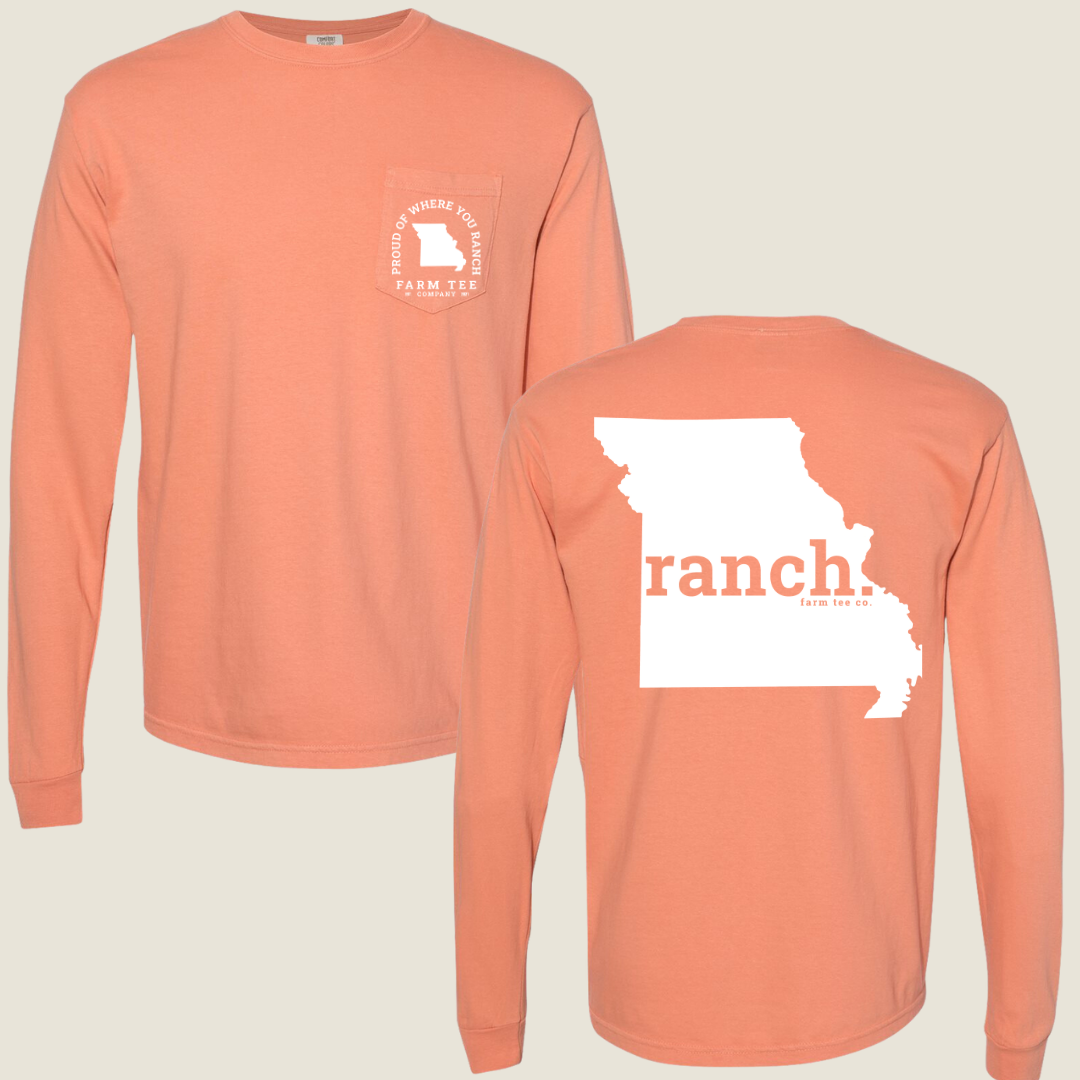 Missouri RANCH Pocket Long Sleeve Tee