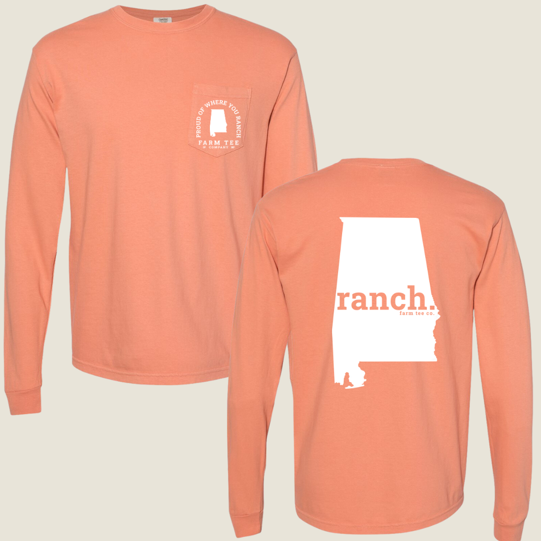 Alabama RANCH Pocket Long Sleeve Tee