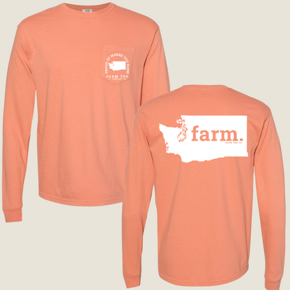 Washington FARM Pocket Long Sleeve Tee