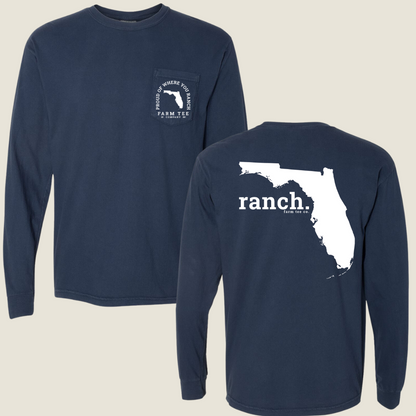 Florida RANCH Pocket Long Sleeve Tee