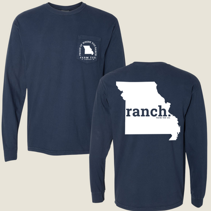 Missouri RANCH Pocket Long Sleeve Tee