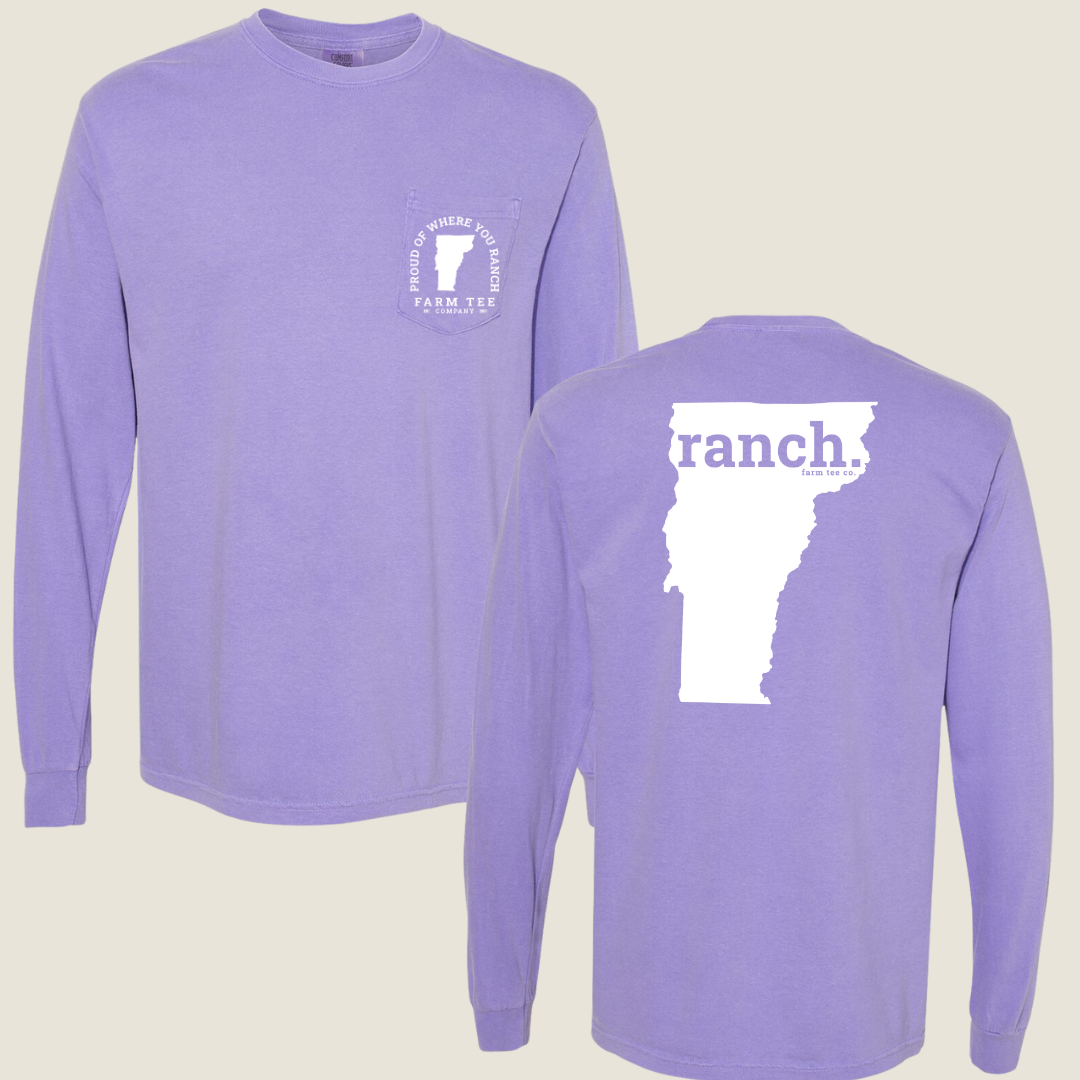 Vermont RANCH Pocket Long Sleeve Tee
