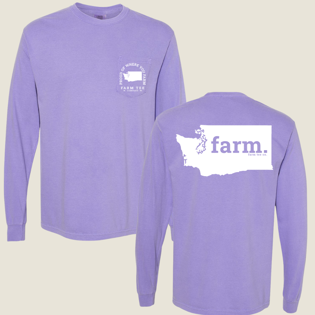 Washington FARM Pocket Long Sleeve Tee