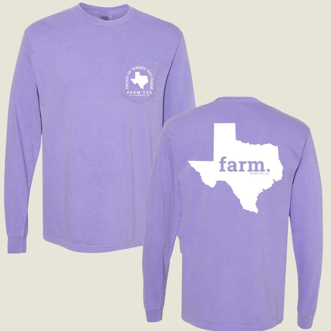 Texas FARM Pocket Long Sleeve Tee