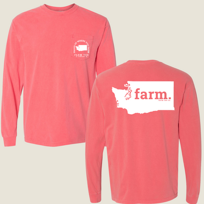 Washington FARM Pocket Long Sleeve Tee