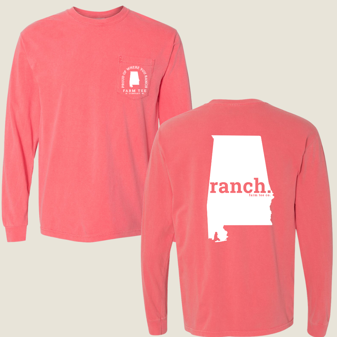 Alabama RANCH Pocket Long Sleeve Tee