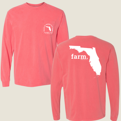 Florida FARM Pocket Long Sleeve Tee