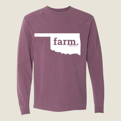 Oklahoma FARM Long Sleeve Tee