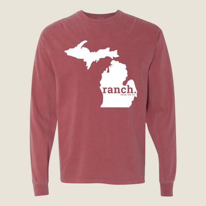 Michigan RANCH Long Sleeve Tee