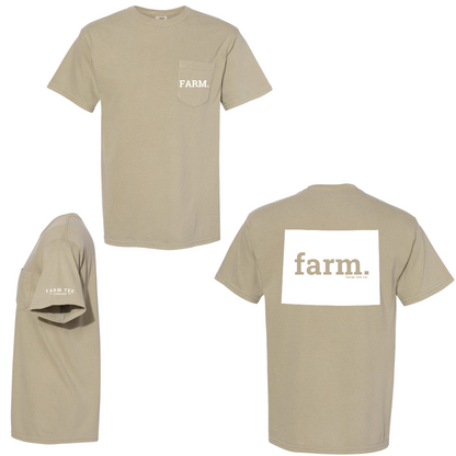 Wyoming FARM Pocket Tee