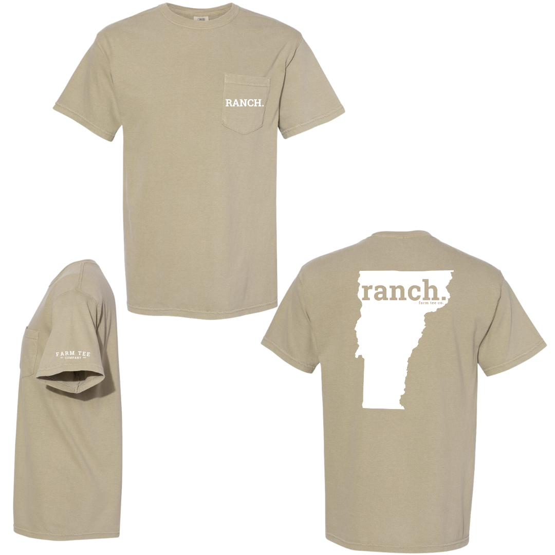 Vermont RANCH Pocket Tee