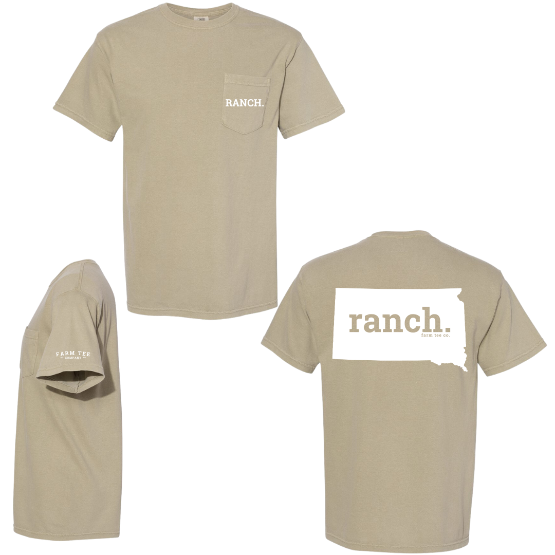 South Dakota RANCH Pocket Tee