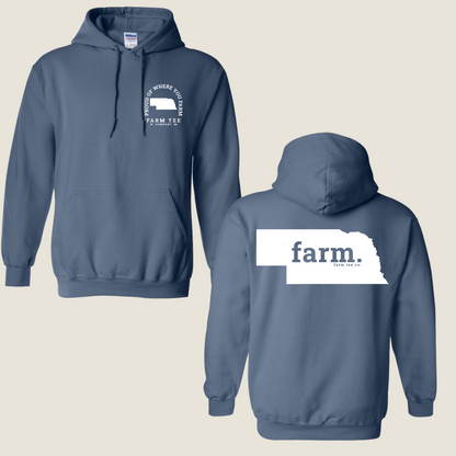 Nebraska FARM Casual Hoodie