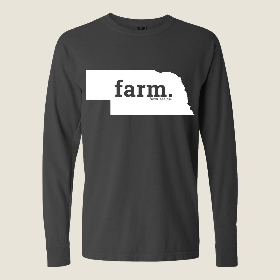 Nebraska FARM Long Sleeve Tee