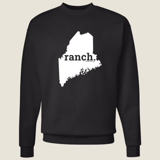 Maine RANCH Crewneck Sweatshirt