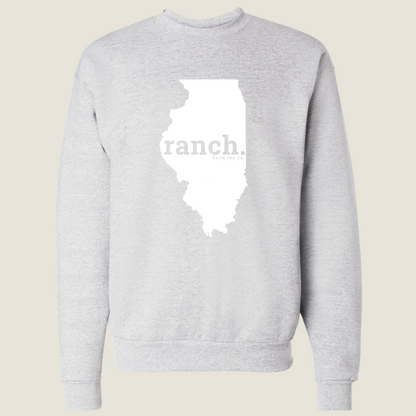 Illinois RANCH Crewneck Sweatshirt