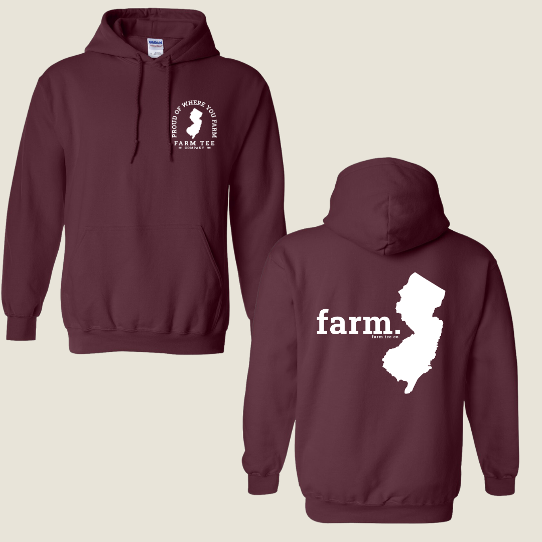New Jersey FARM Casual Hoodie