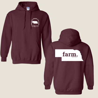 Nebraska FARM Casual Hoodie