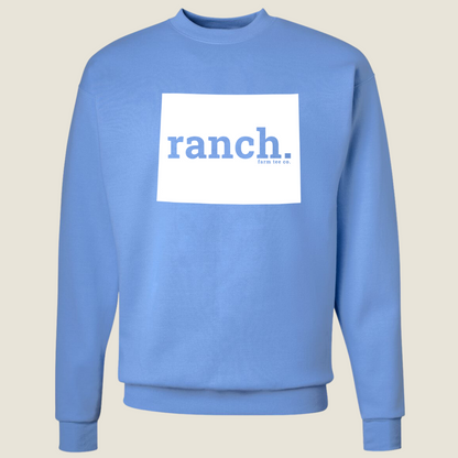 Wyoming RANCH Crewneck Sweatshirt
