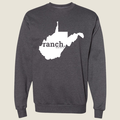 West Virginia RANCH Crewneck Sweatshirt