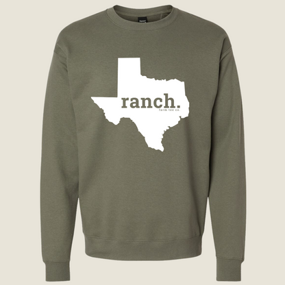 Texas RANCH Crewneck Sweatshirt