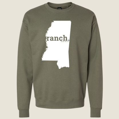 Mississippi RANCH Crewneck Sweatshirt