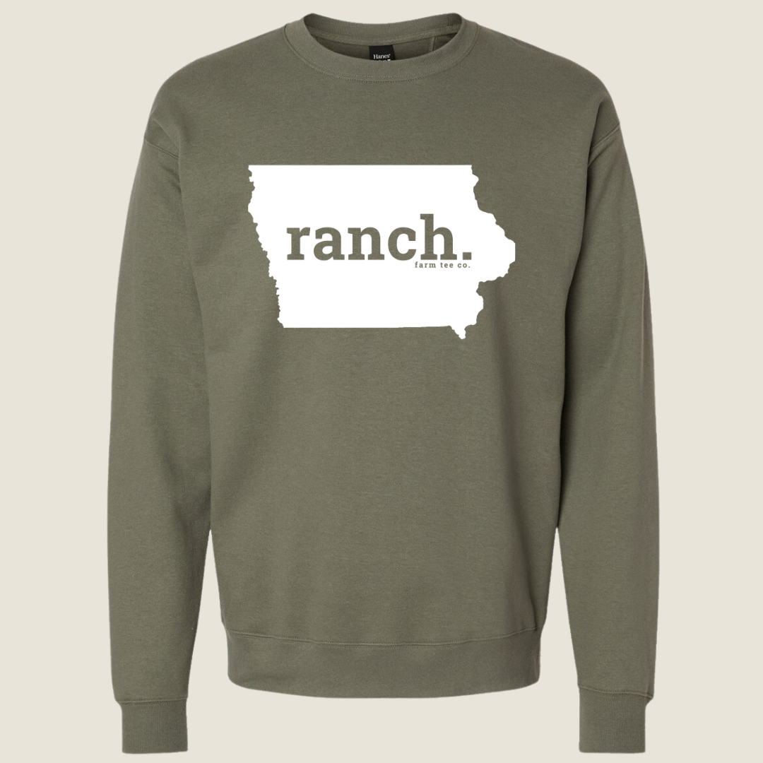 Iowa RANCH Crewneck Sweatshirt