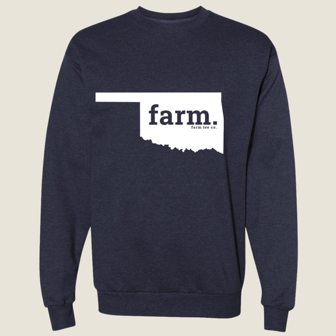 Oklahoma FARM Crewneck Sweatshirt