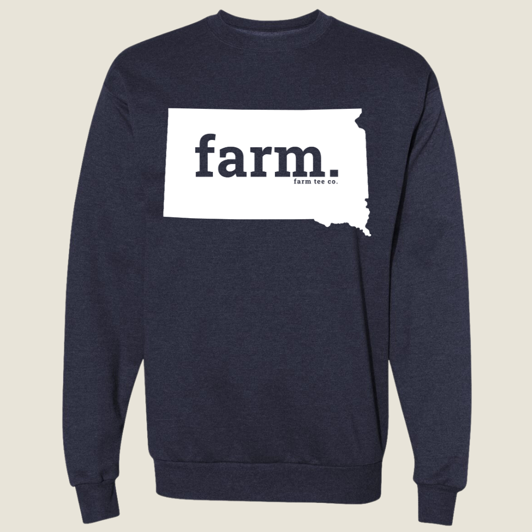 South Dakota FARM Crewneck Sweatshirt