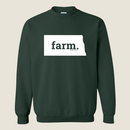 North Dakota FARM Crewneck Sweatshirt