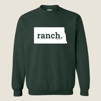 North Dakota RANCH Crewneck Sweatshirt