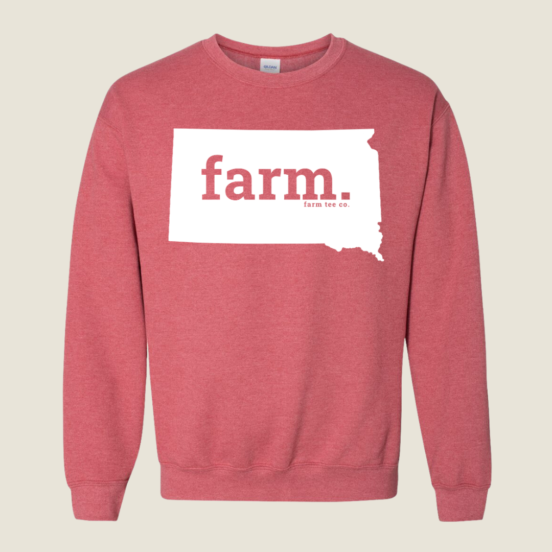South Dakota FARM Crewneck Sweatshirt