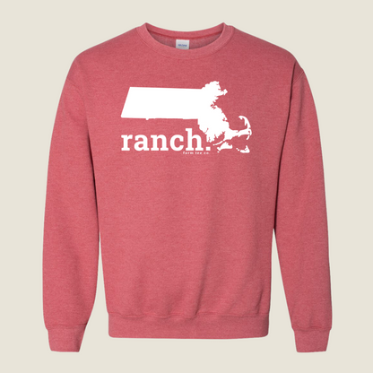 Massachusetts RANCH Crewneck Sweatshirt