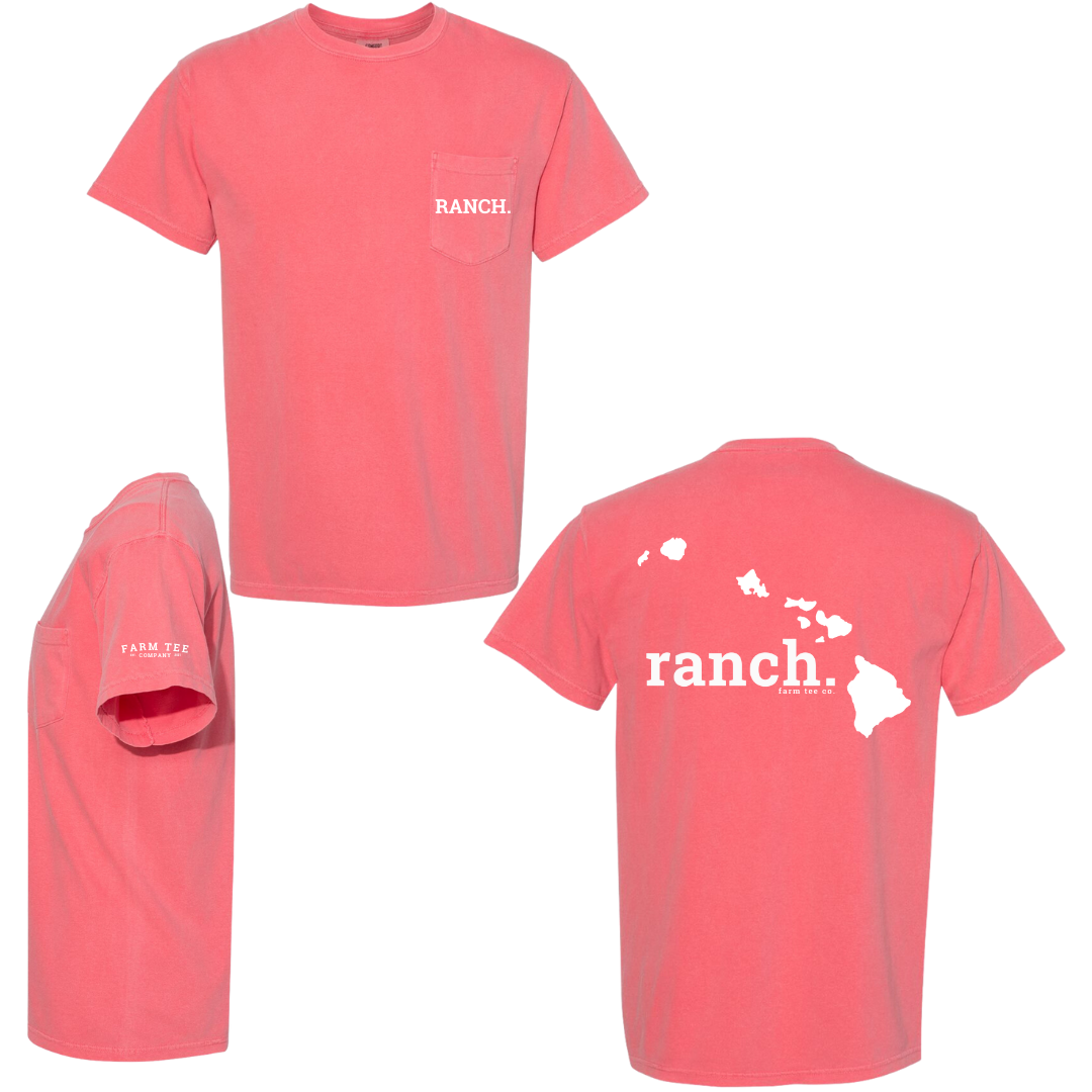 Hawaii RANCH Pocket Tee