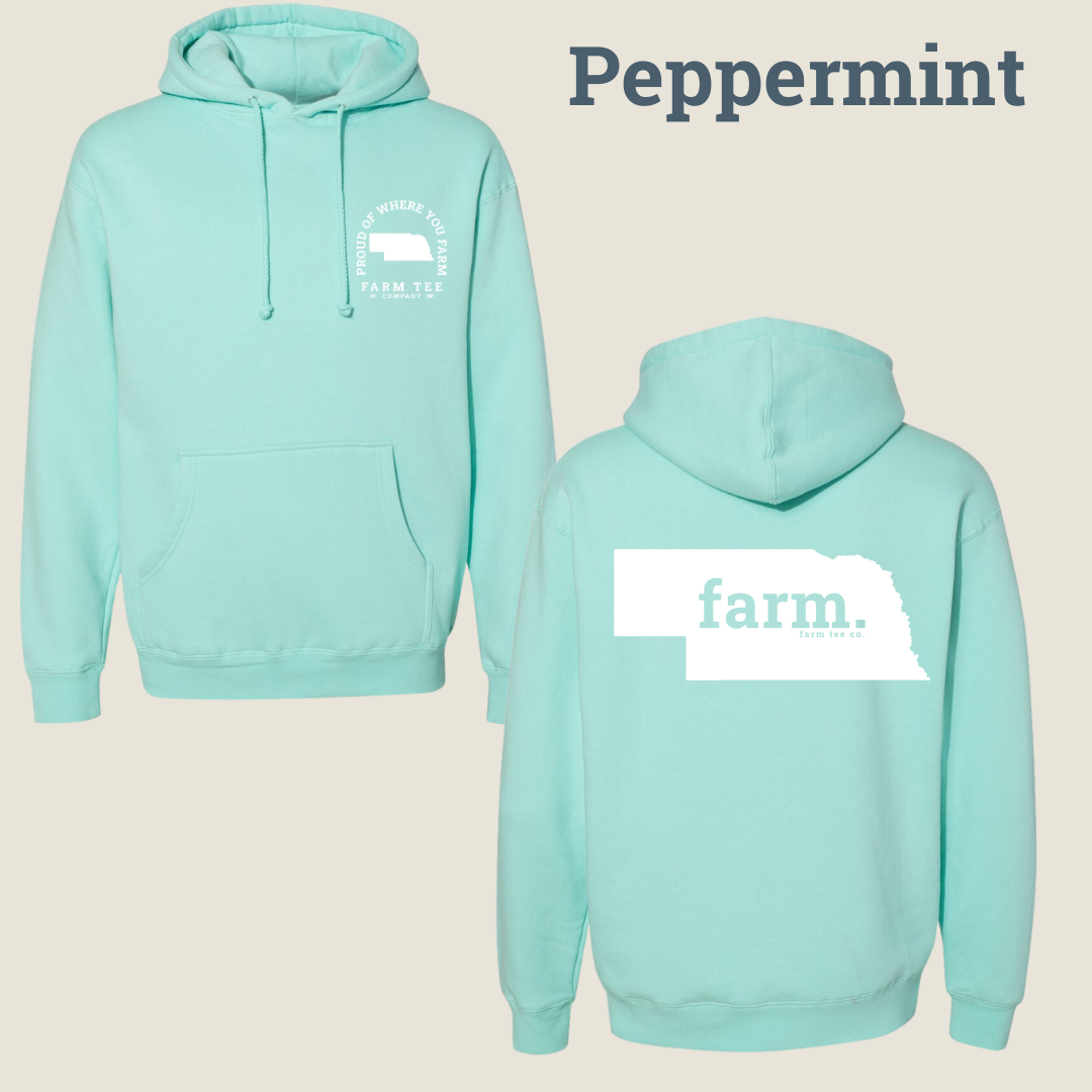 Nebraska FARM Casual Hoodie