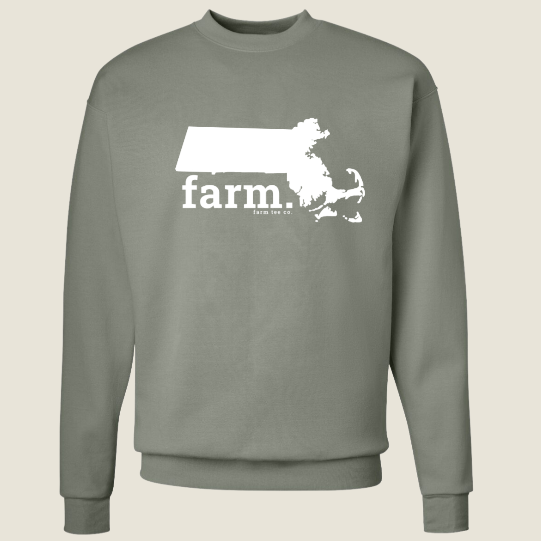 Massachusetts FARM Crewneck Sweatshirt