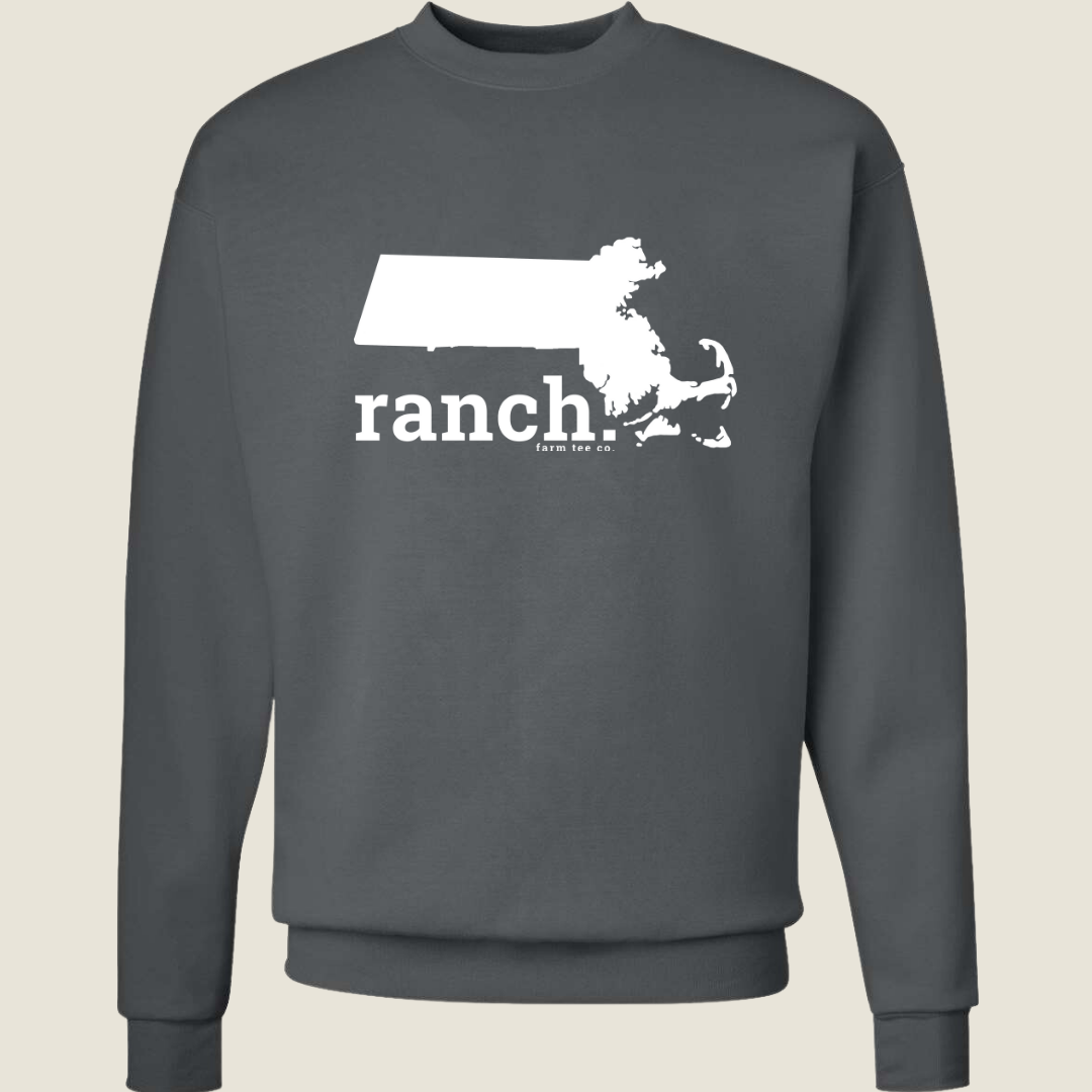 Massachusetts RANCH Crewneck Sweatshirt