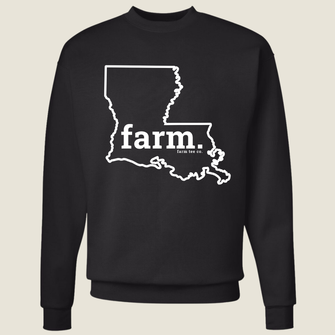 Louisiana FARM Puff Sweatshirt