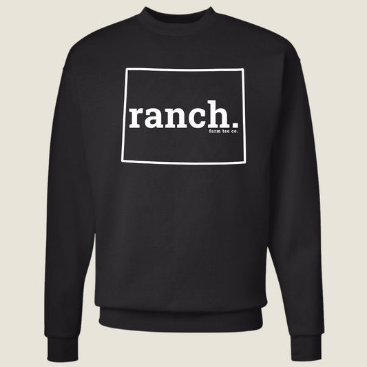 Wyoming RANCH Puff Sweatshirt