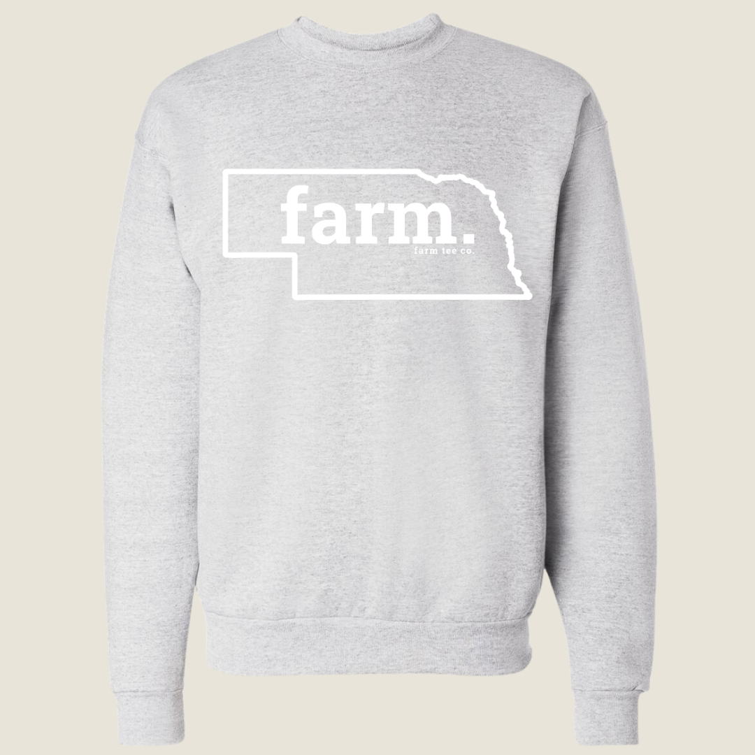 Nebraska FARM Puff Sweatshirt