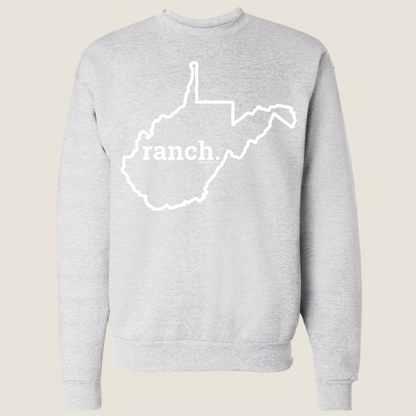 West Virginia RANCH Puff Sweatshirt